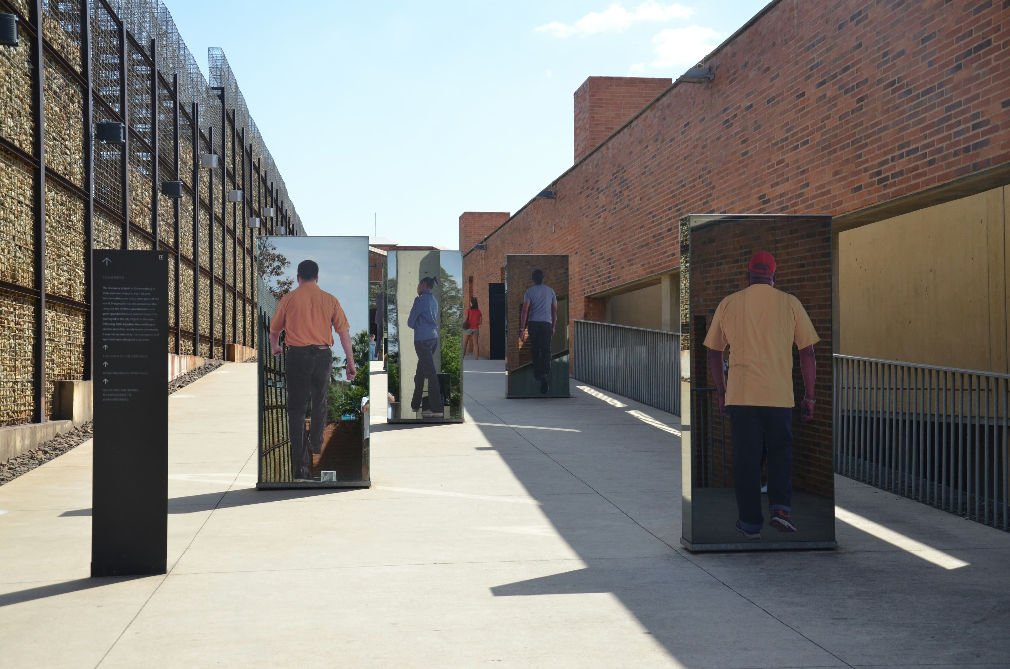 Johannesburg Apartheid Museum, highlighting South Africa's past history